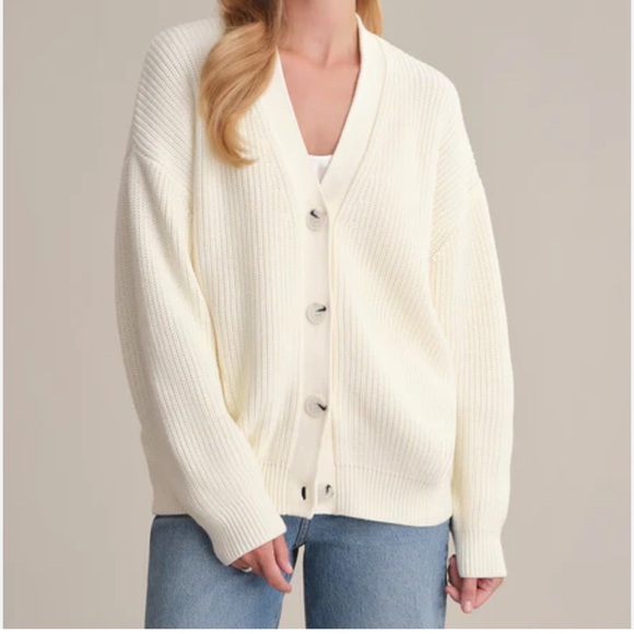 525 America Sweaters - Women's Cream Cardigan Sweater 525